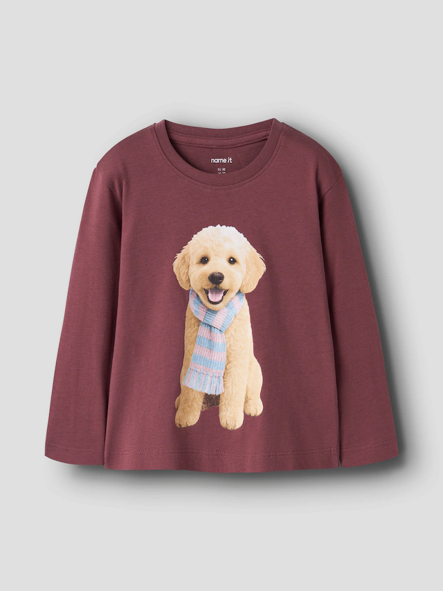 Name It Langarmshirt »NMFVOTEA LS NREG TOP« mit tollen Tiermotiven