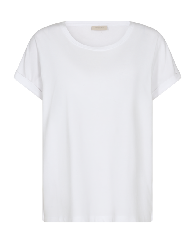 FREEQUENT T-Shirt »FQJOKE« bequem geschnitten, mit Ärmelaufschlag