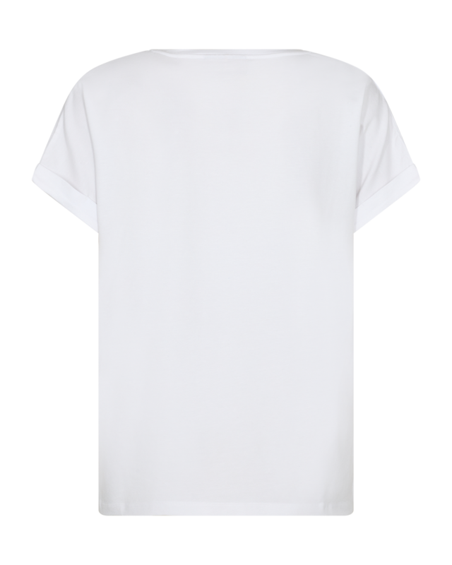 FREEQUENT T-Shirt »FQJOKE« bequem geschnitten, mit Ärmelaufschlag