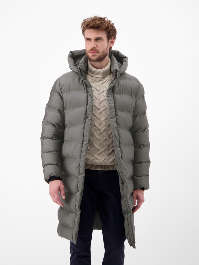 LERROS Wintermantel »Herren Stepp-Parka mit abnehmbarer Kapuze«