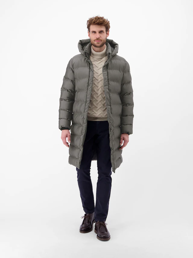 LERROS Wintermantel »Herren Stepp-Parka mit abnehmbarer Kapuze«
