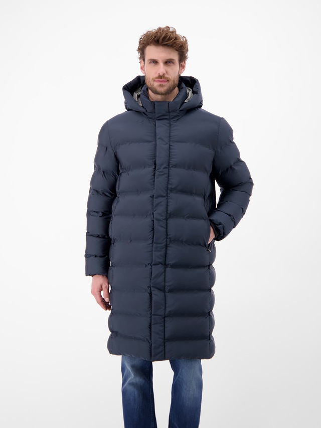 LERROS Wintermantel »Herren Stepp-Parka mit abnehmbarer Kapuze«
