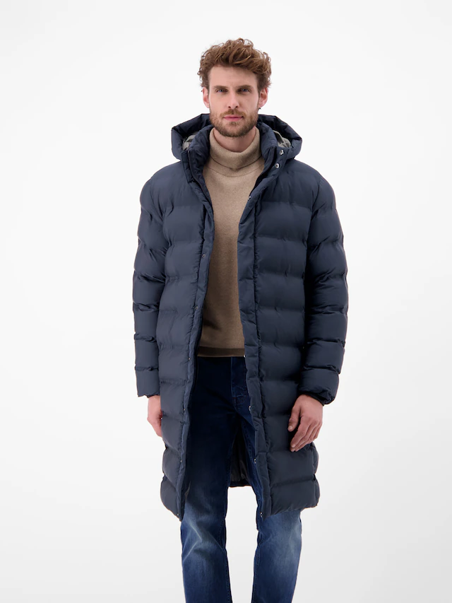 LERROS Wintermantel »Herren Stepp-Parka mit abnehmbarer Kapuze«