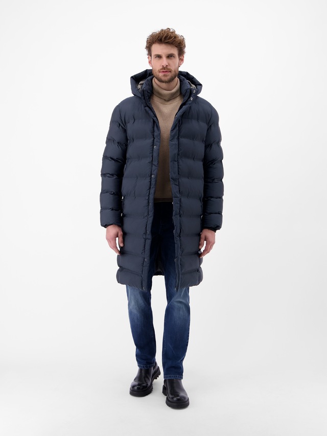 LERROS Wintermantel »Herren Stepp-Parka mit abnehmbarer Kapuze«