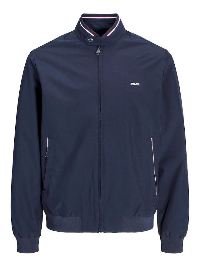 Jack & Jones Bomberjacke »JPRBLUBRAD BOMBER JACKET SN« Materialmix, regular fit