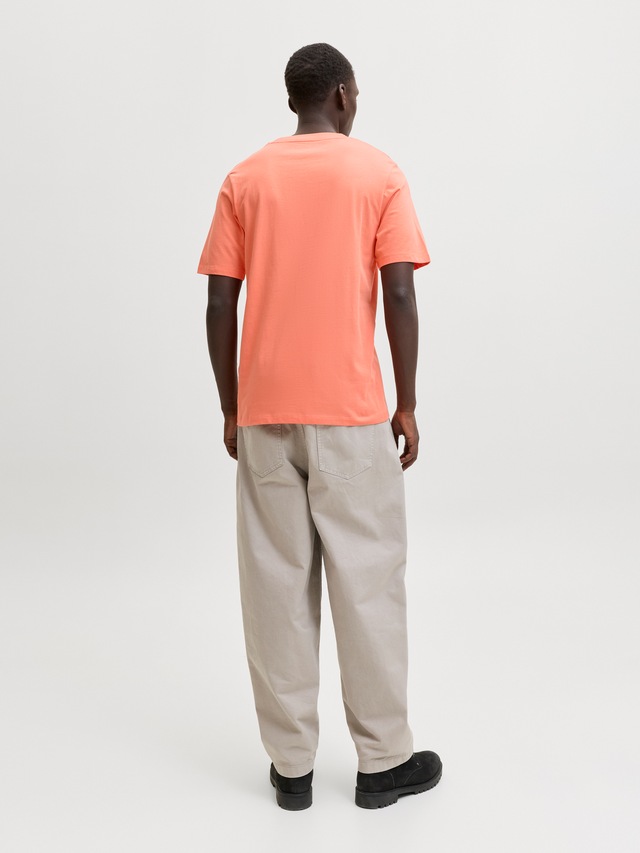 Jack & Jones Kurzarmshirt »JCOFUSION DOTS PRINT TEE SS CREW SN« Baumwolle, regular fit