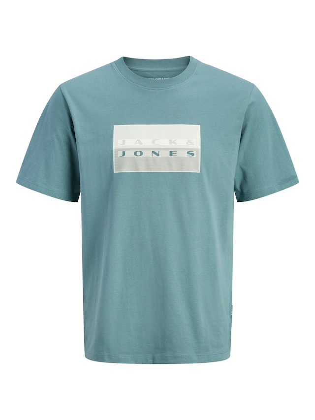 Jack & Jones Kurzarmshirt »JCOFUSION DOTS PRINT TEE SS CREW SN« Baumwolle, regular fit