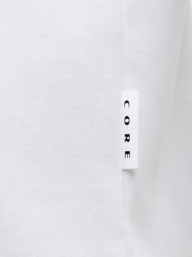 Jack & Jones Kurzarmshirt »JCOFUSION CHEST BRAND TEE SS CREW SN« Materialmix, regular fit