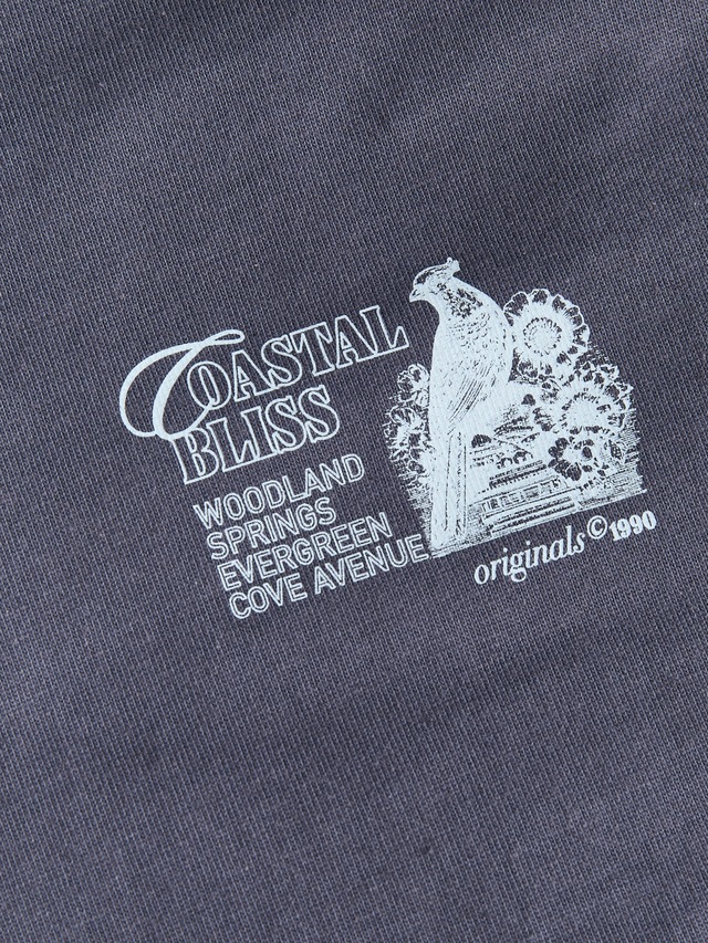 Jack & Jones Kurzarmshirt »JORMAINE BACK TEE SS CREW NECK SN« Baumwolle, relaxed fit