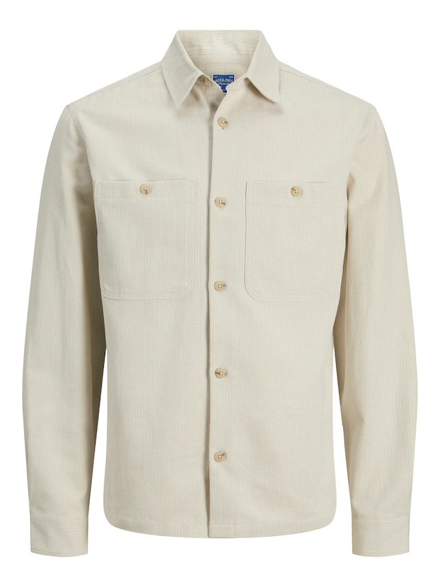 Jack & Jones Langarmhemd »JPRBLURAYLE LINEN BL. SOLID LS SHIRT SN«