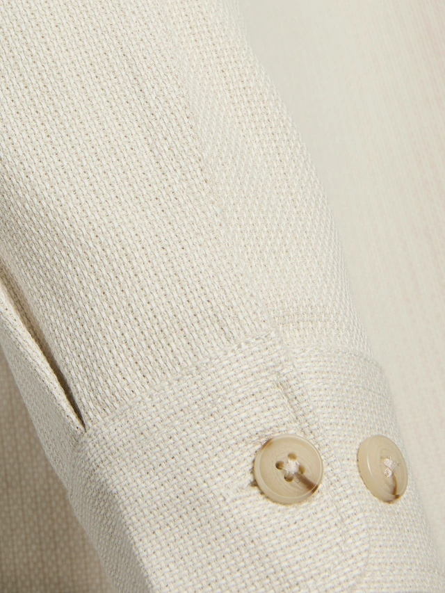 Jack & Jones Langarmhemd »JPRBLURAYLE LINEN BL. SOLID LS SHIRT SN«