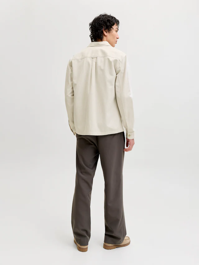 Jack & Jones Langarmhemd »JPRBLURAYLE LINEN BL. SOLID LS SHIRT SN«