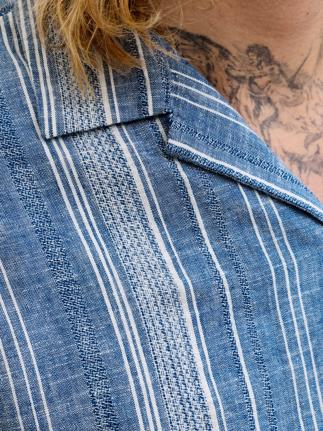 Jack & Jones Kurzarmhemd »JPRBLUSUMMER LIN. BLEN DOBBY SS SHIRT SN«