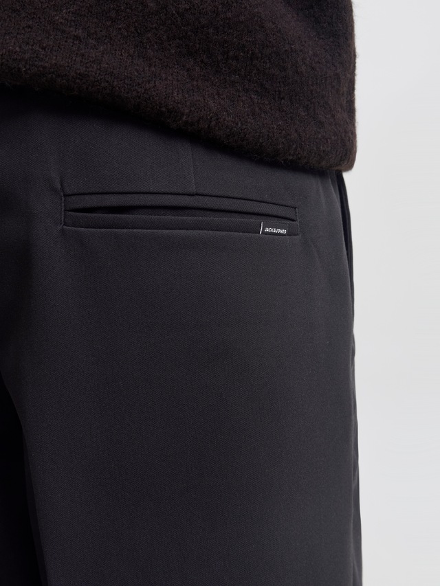Jack & Jones Anzughose »JPSTBILL TOBY CHINO NOOS« Materialmix, weit geschnitten, niedrige Taille