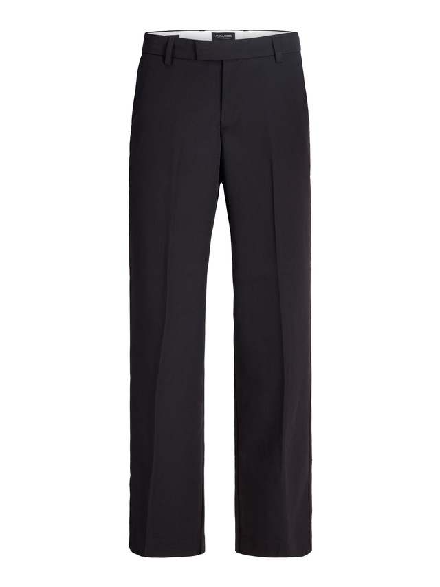 Jack & Jones Anzughose »JPSTBILL TOBY CHINO NOOS« Materialmix, weit geschnitten, niedrige Taille