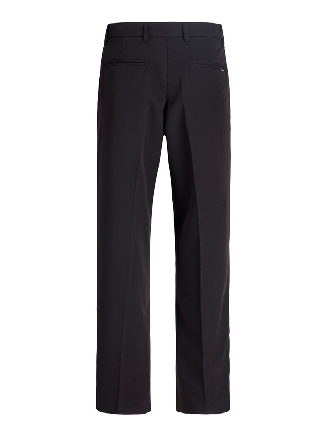 Jack & Jones Anzughose »JPSTBILL TOBY CHINO NOOS« Materialmix, weit geschnitten, niedrige Taille