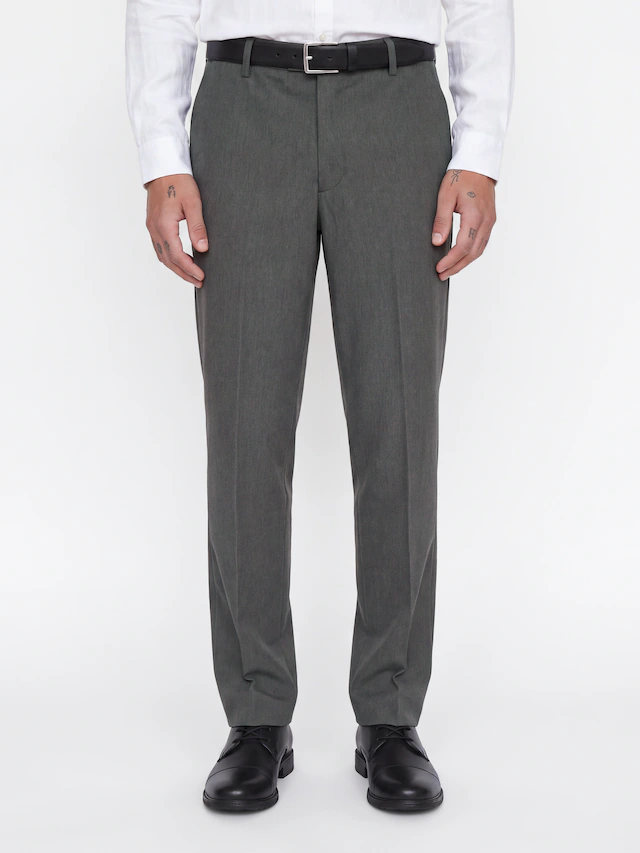 Jack & Jones Anzughose »JPSTBILL TOBY CHINO NOOS« Materialmix, weit geschnitten, niedrige Taille