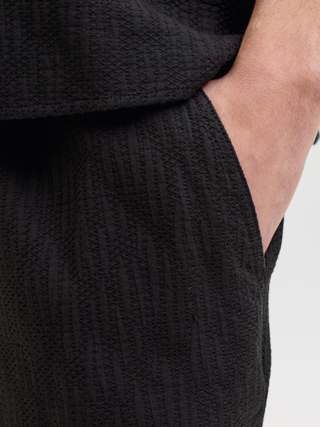 Jack & Jones Shorts »JPSTJAIDEN WAVY JOGGER SHORTS REG SN« Baumwolle, locker geschnitten