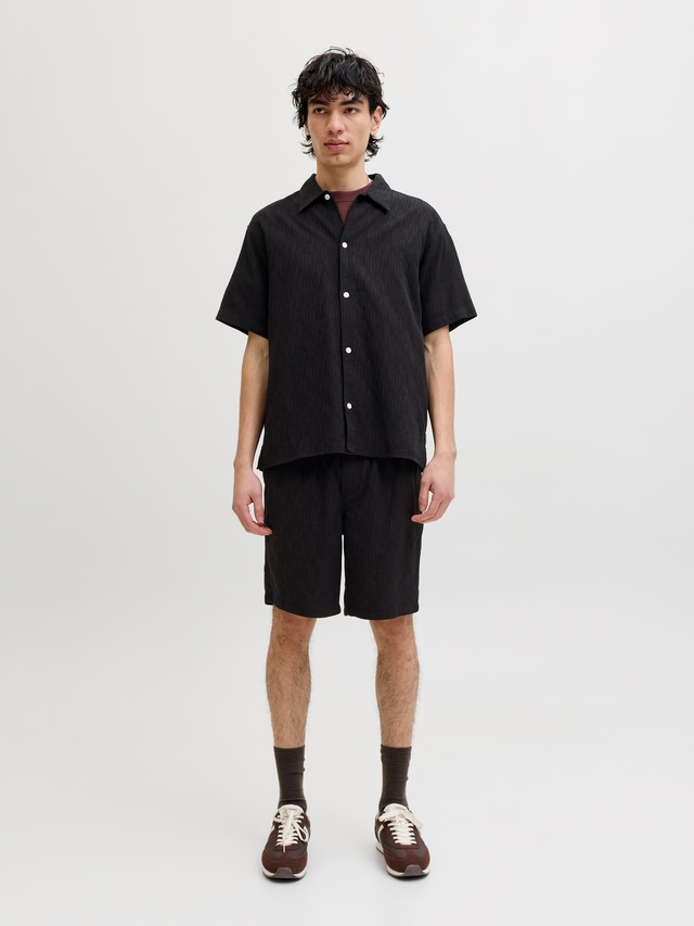 Jack & Jones Shorts »JPSTJAIDEN WAVY JOGGER SHORTS REG SN« Baumwolle, locker geschnitten
