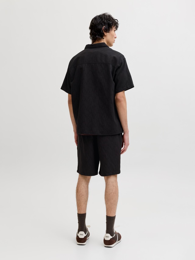 Jack & Jones Shorts »JPSTJAIDEN WAVY JOGGER SHORTS REG SN« Baumwolle, locker geschnitten
