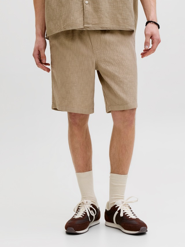 Jack & Jones Shorts »JPSTJAIDEN WAVY JOGGER SHORTS REG SN« Baumwolle, locker geschnitten