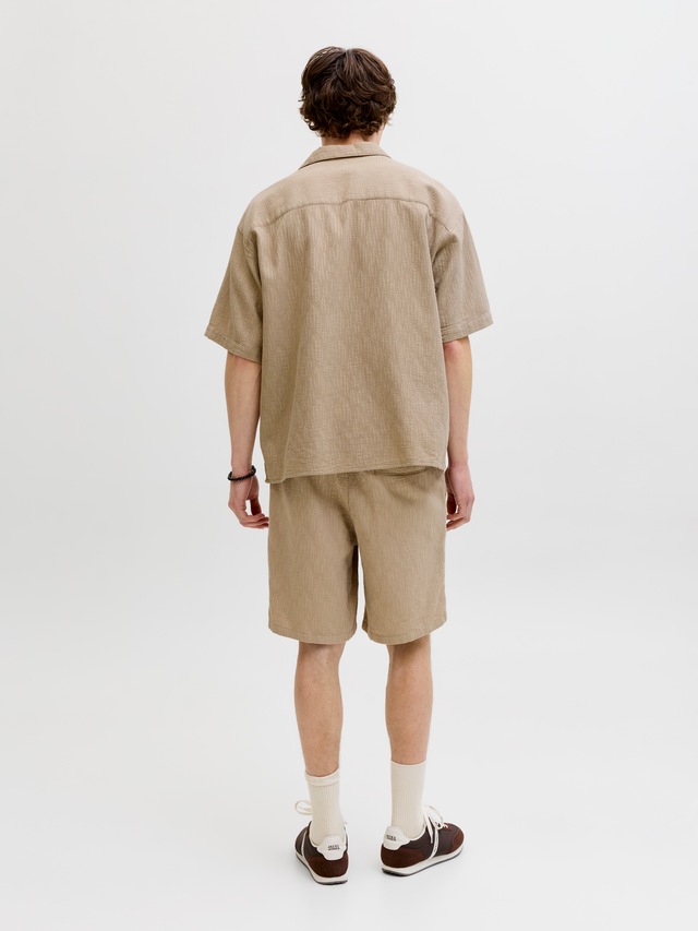 Jack & Jones Shorts »JPSTJAIDEN WAVY JOGGER SHORTS REG SN« Baumwolle, locker geschnitten