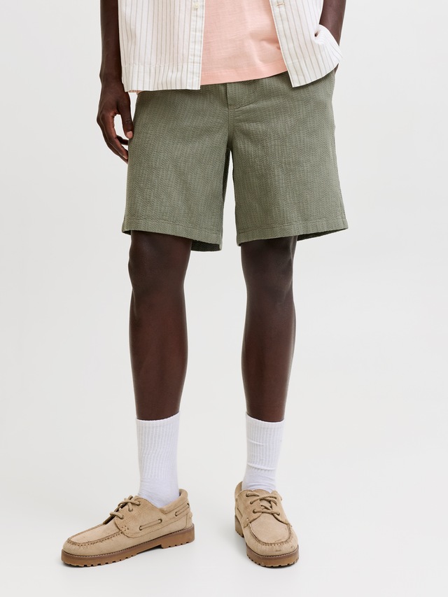 Jack & Jones Shorts »JPSTJAIDEN WAVY JOGGER SHORTS REG SN« Baumwolle, locker geschnitten