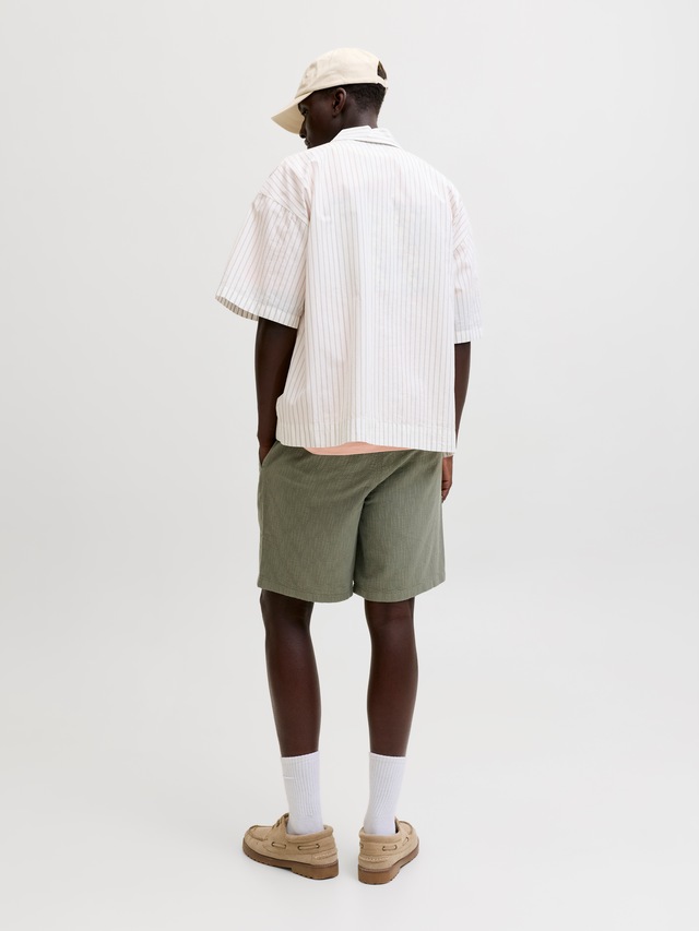 Jack & Jones Shorts »JPSTJAIDEN WAVY JOGGER SHORTS REG SN« Baumwolle, locker geschnitten