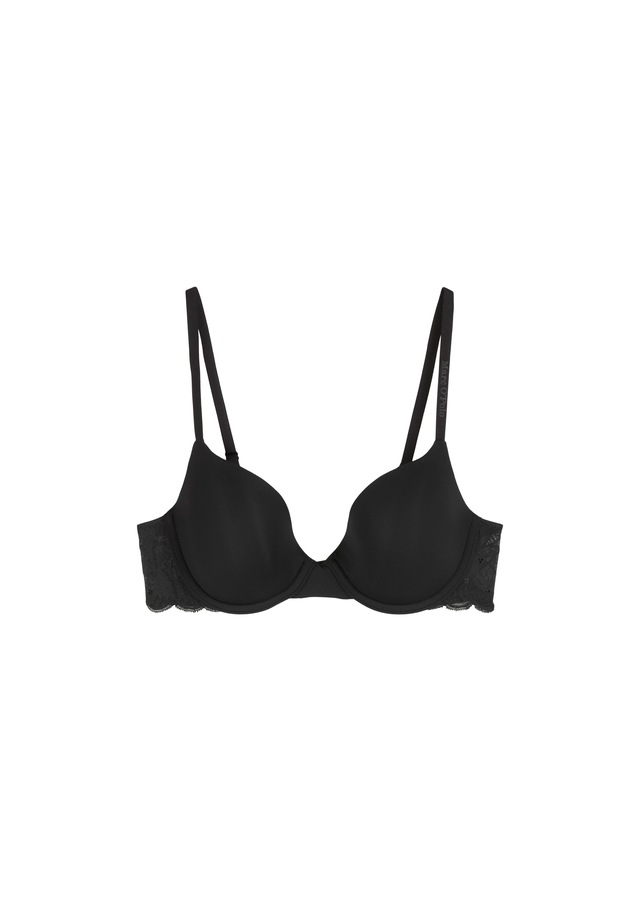 Marc O'Polo Bügel-BH »Tender Lace« leicht gepolstert, Microfaser, Spitze, nahtlos vorgeformte Cups, weich