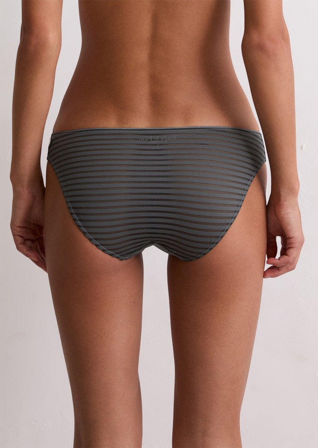 Marc O'Polo Bikinislip »Second Skin Jaquard« elastischer Bund, Spitze, gestreift, weich,