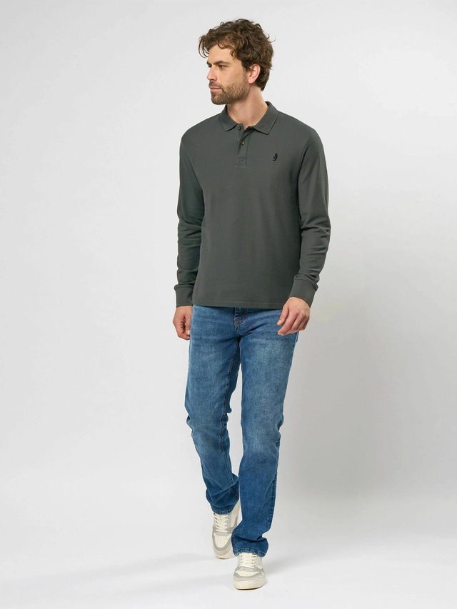 MCS Kurzarmhemd »MCS Polo long sleeve MCRockwall«