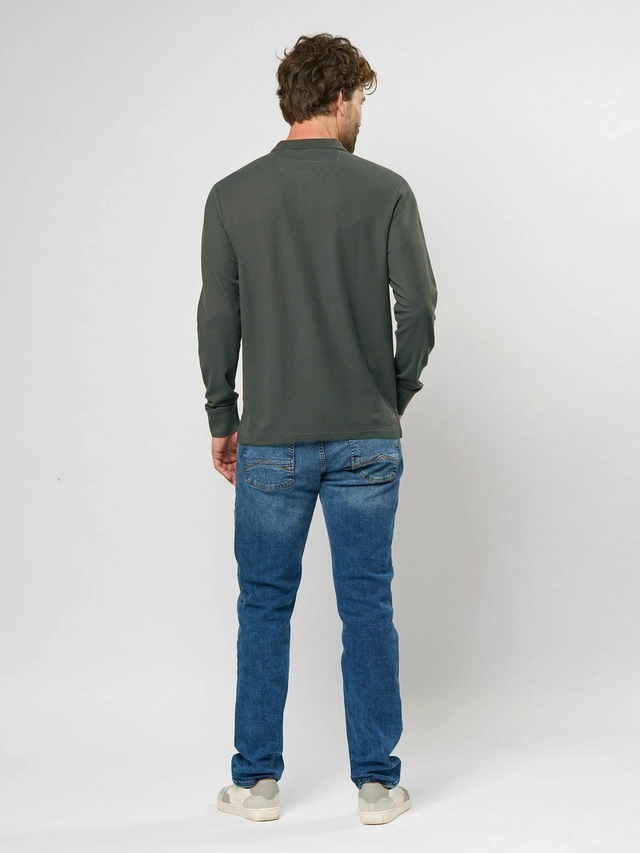 MCS Kurzarmhemd »MCS Polo long sleeve MCRockwall«