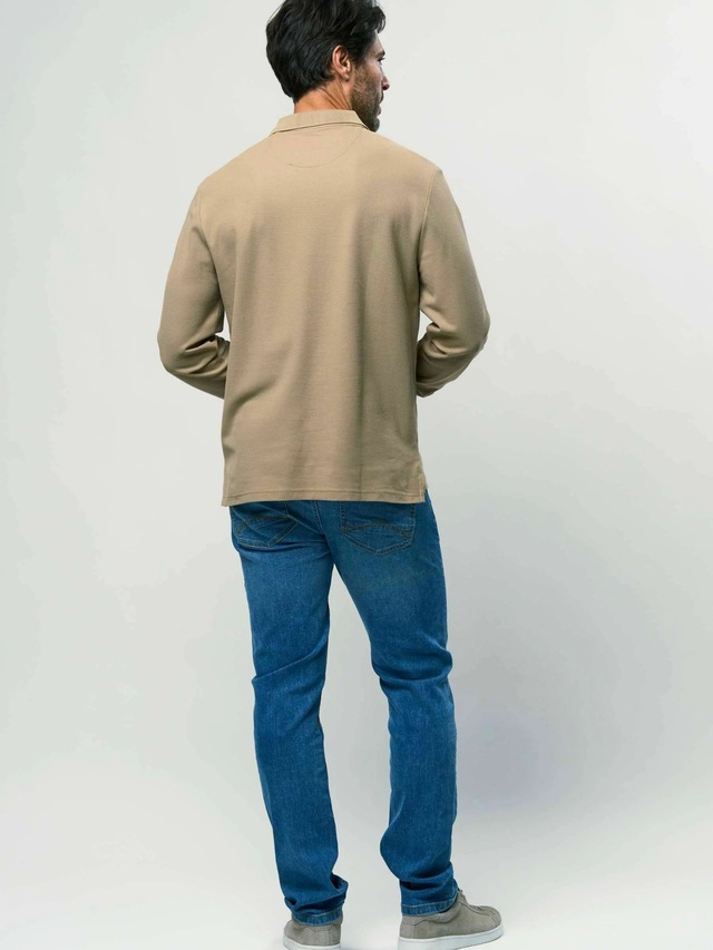 MCS Kurzarmhemd »MCS Polo long sleeve MCRockwall«