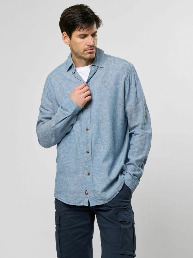 MCS Langarmhemd »MCS shirt MCDean«