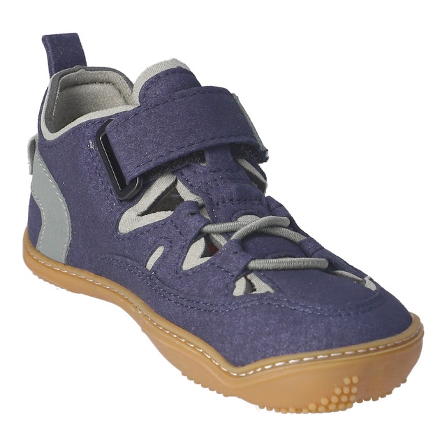 qnuffs Barfußschuh »Lerche« Sneaker, Halbschuh, Sneaker mit Namenschild an der Ferse