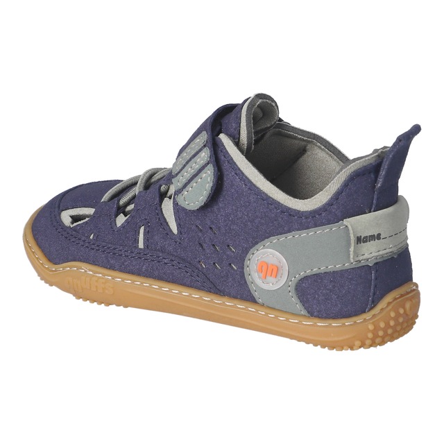 qnuffs Barfußschuh »Lerche« Sneaker, Halbschuh, Sneaker mit Namenschild an der Ferse