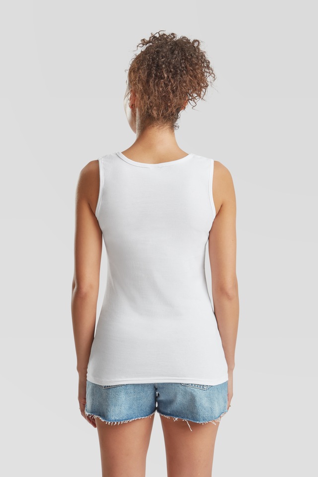 Fruit of the Loom Tanktop Packung, 3 Stk. aus reiner Baumwolle, Rundhals