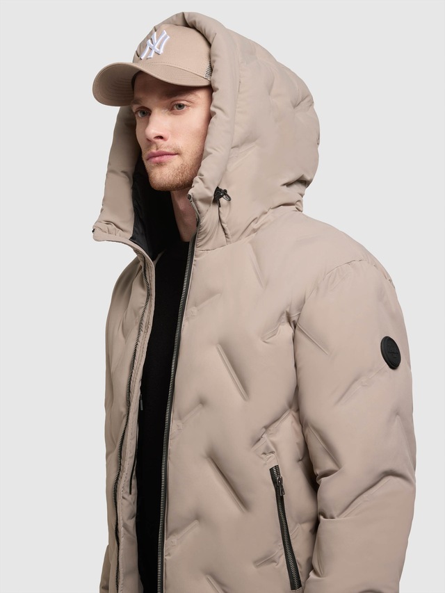 khujo Steppjacke »ONERT« mit Kapuze