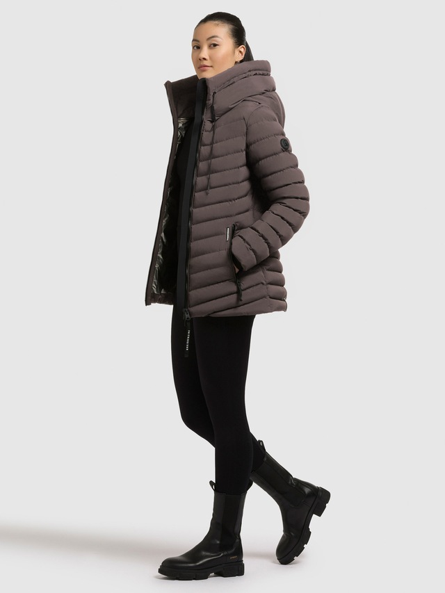 khujo Steppjacke »PACE2« mit Kapuze