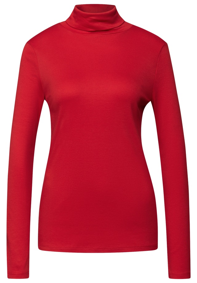 STREET ONE Rollkragenshirt im soften Baumwoll-Mix
