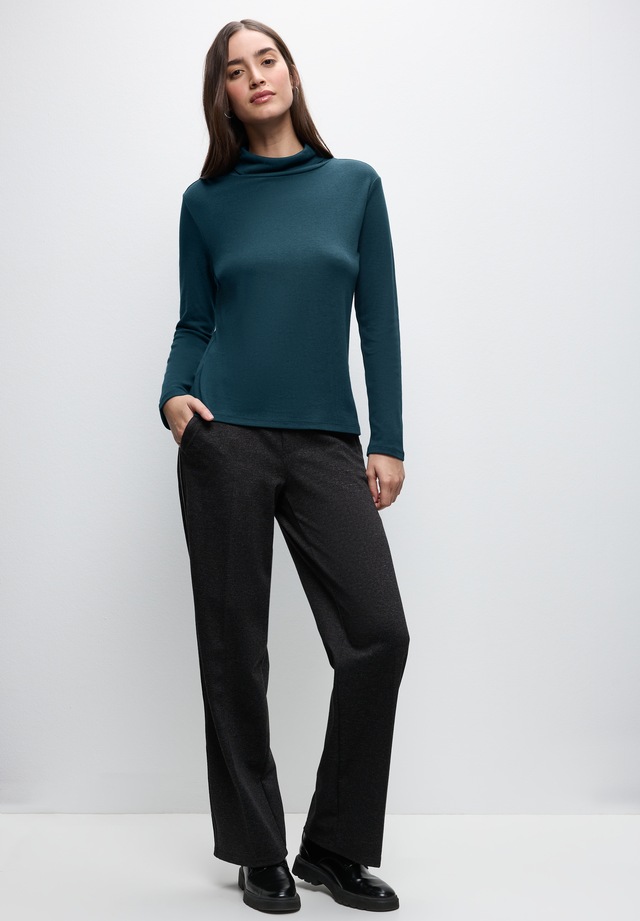 STREET ONE Rollkragenshirt im soften Baumwoll-Mix