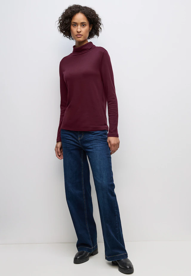 STREET ONE Rollkragenshirt im soften Baumwoll-Mix