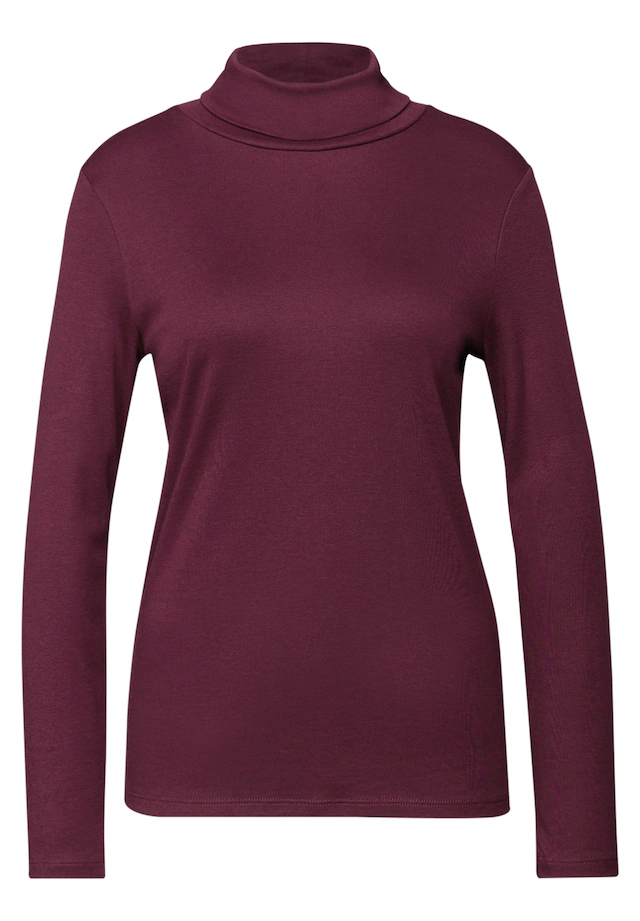 STREET ONE Rollkragenshirt im soften Baumwoll-Mix