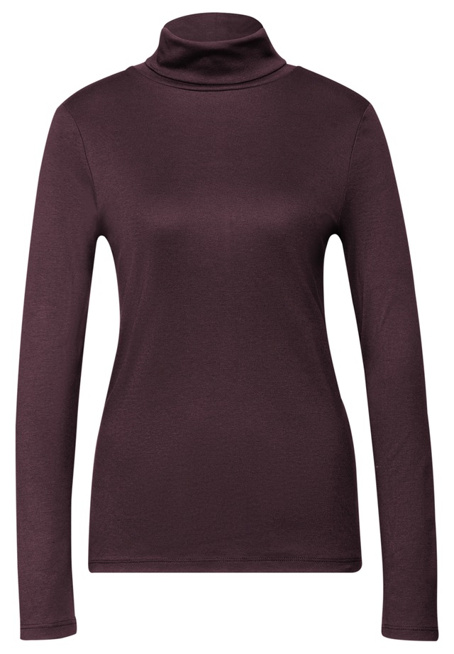 STREET ONE Rollkragenshirt im soften Baumwoll-Mix