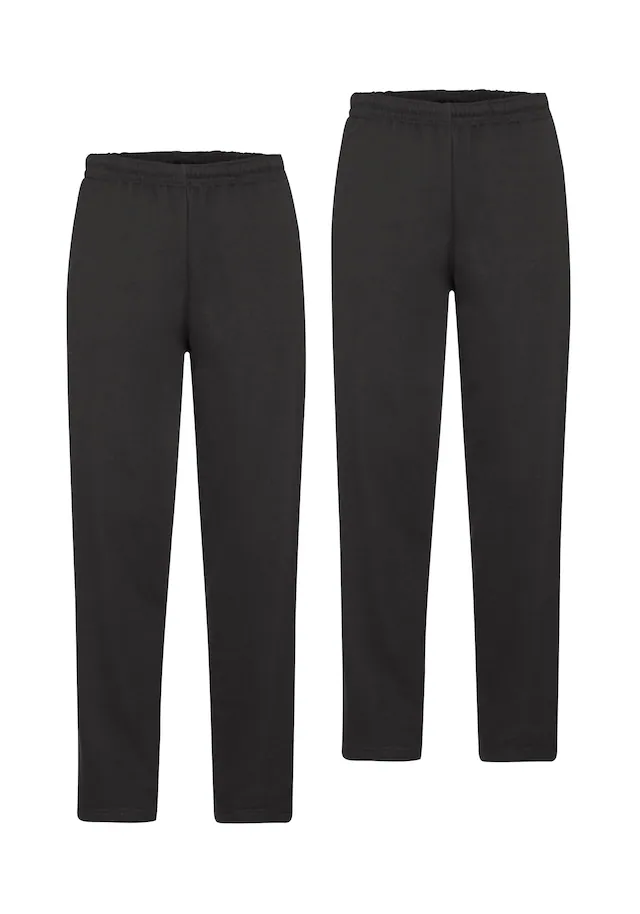 Fruit of the Loom Sweathose Jogger mit offenem Beinabschluss