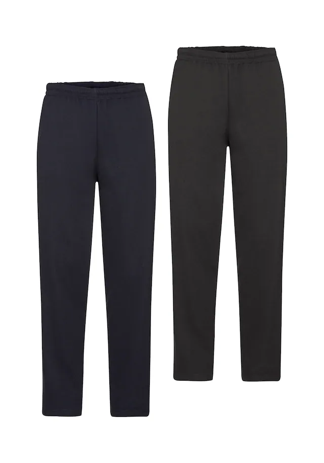 Fruit of the Loom Sweathose Jogger mit offenem Beinabschluss