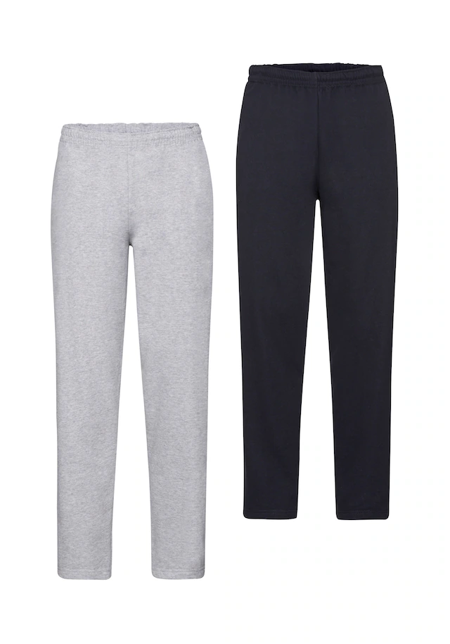 Fruit of the Loom Sweathose Jogger mit offenem Beinabschluss