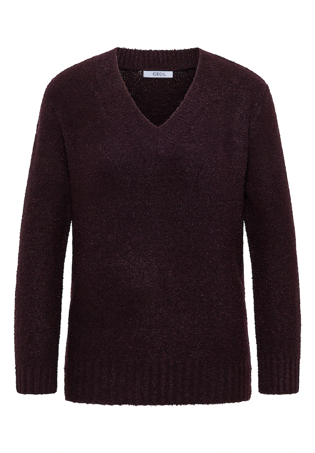 Cecil Strickpullover Bouclé V-Neck