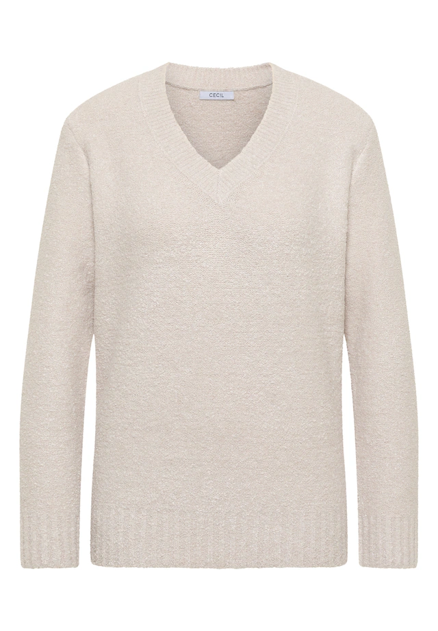 Cecil Strickpullover Bouclé V-Neck