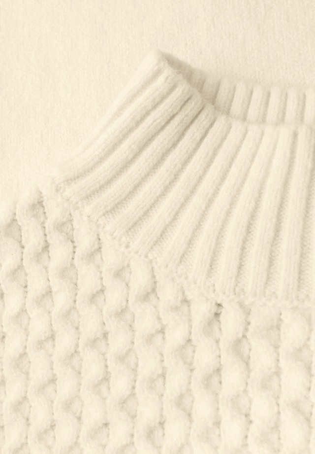 STREET ONE Stehkragenpullover mit Strickmuster